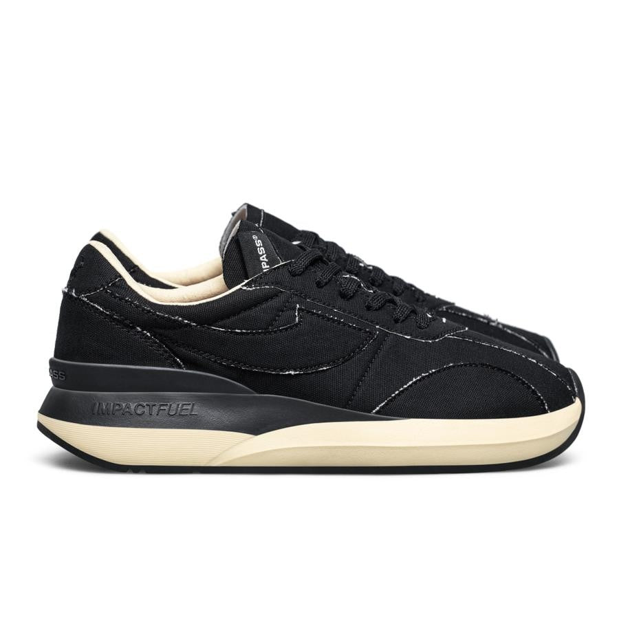 Sepatu Compass Velocity Canvas Black