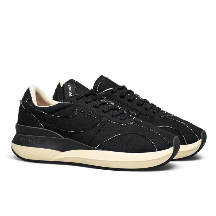 Sepatu Compass Velocity Canvas Black